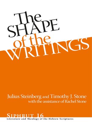 cover image of The Shape of the Writings